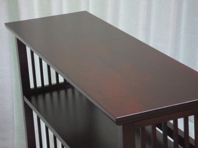 北海道民芸家具 樺 無垢材 HM117 格子 書棚/本棚/飾り棚/クラインテリア