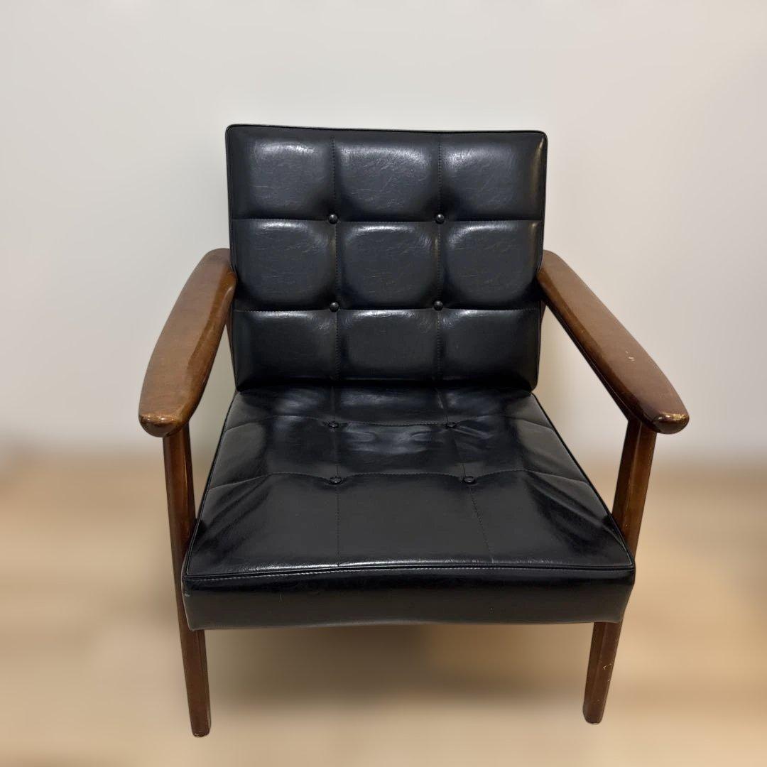 カリモク60 Kチェア 1シーター 1人掛けスタンダードブラック