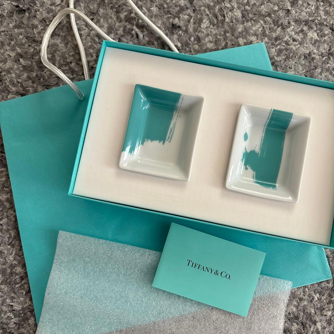 Tiffany & Co. 陶器製小皿 2枚セット