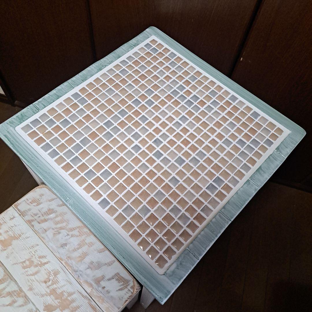 ガーデンテーブル&スツールセット ハントメイド　期間限定値下