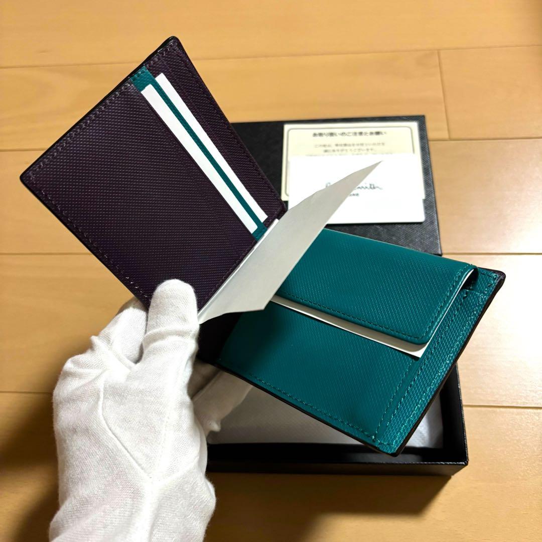 Paul Smith コントラストカラー　二つ折り財布　新品未使用品　ブラック