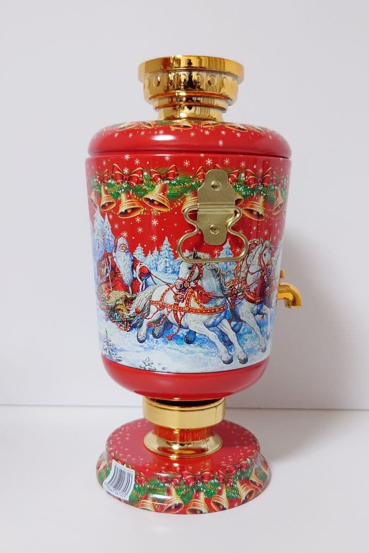 【１点限り】【可愛いロシア雑貨】サモワール型小物入れ　紅茶缶
