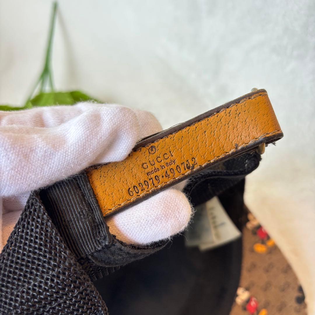【希少✨】GUCCI グッチ　ミッキーコラボ キャップ　帽子　キャップ　限定品