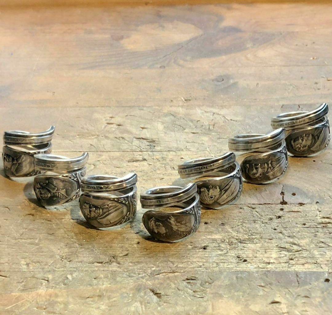 アメリカ大統領　ヴィンテージスプーンリング　7個　業者様向け