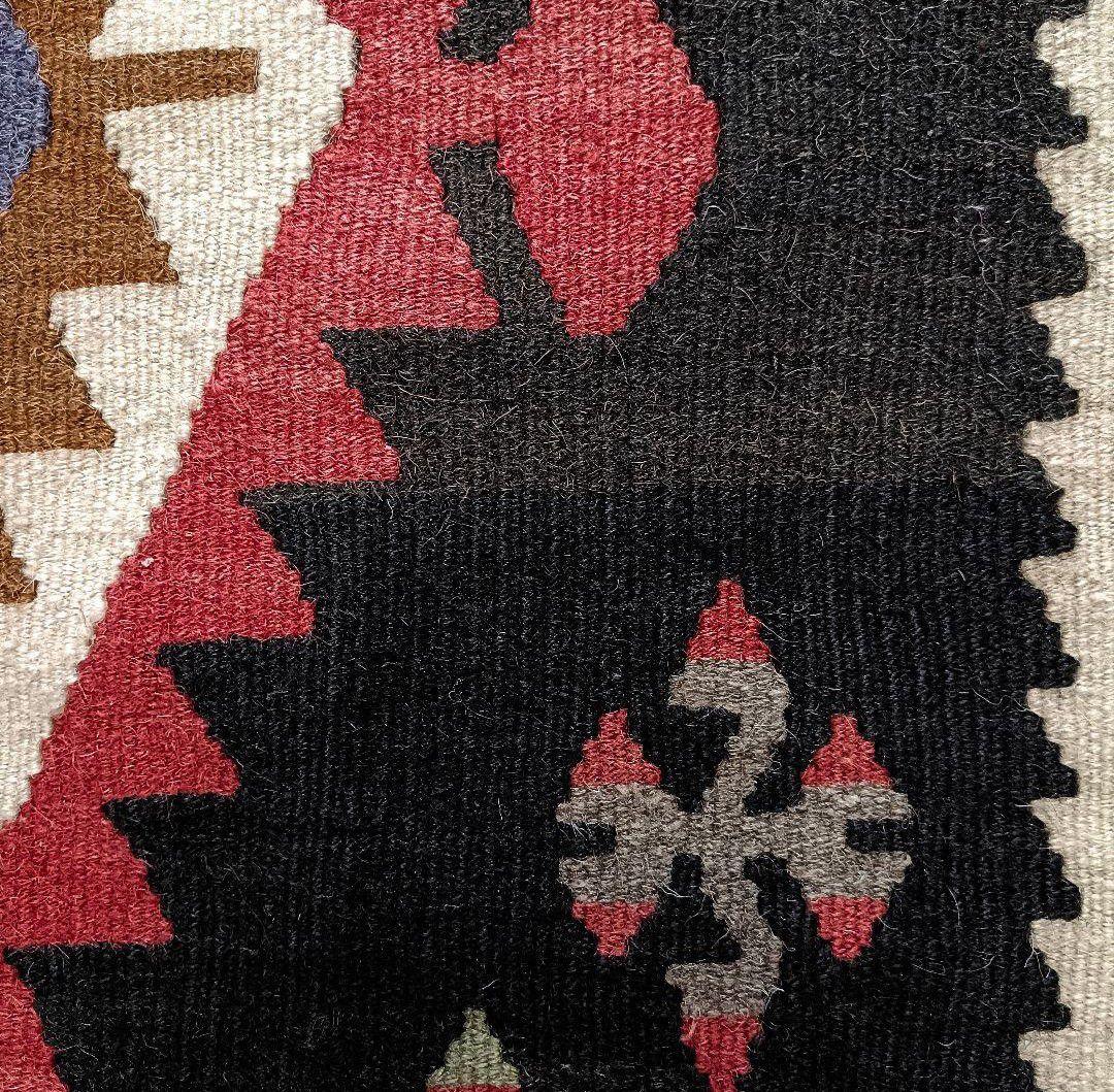 【70s】トルコ製ヴィンテージラグ キリム　トライバルラグ オールドキリム