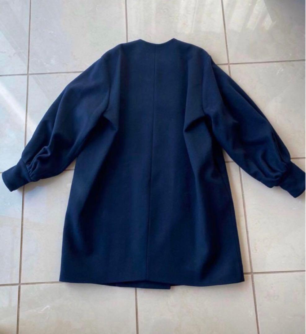 yori ヨリ ダブルパフスリーブコート