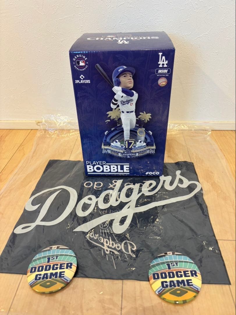 新品 激レア！大谷翔平&ドジャースタジアム　フィギュア ボブルヘッド FOCO
