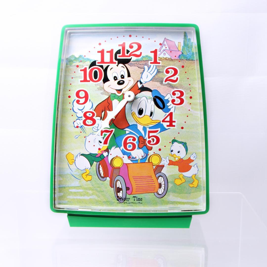 オールド　ディズニー　ヴィンテージ　目覚まし時計　ミッキーマウス　ドナルドダック