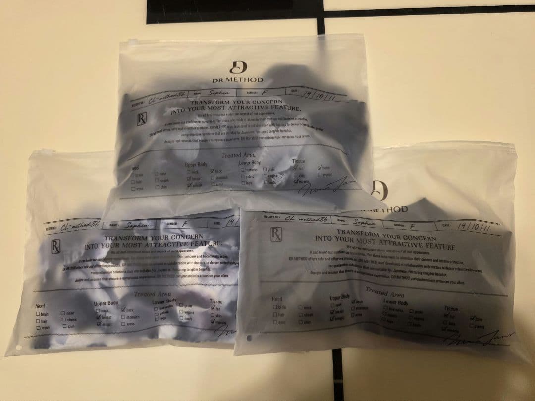 DRMETHOD ドクターメソッド ノンジーブラジャー M 3点セット