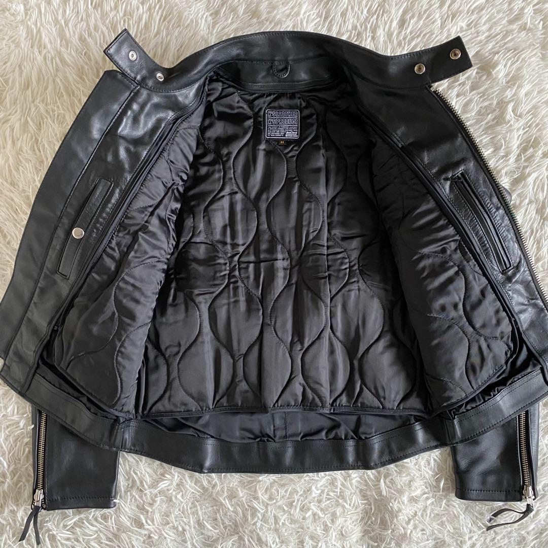 【極美品】カドヤ　シングルライダース　ライナー着脱2way M ブラック