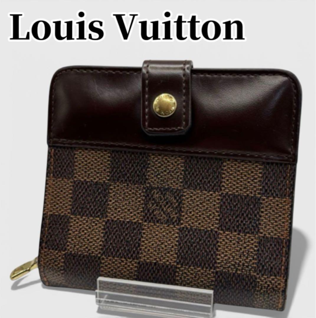 LOUIS VUITTON 財布 ダミエ コンパクトジップ N61668
