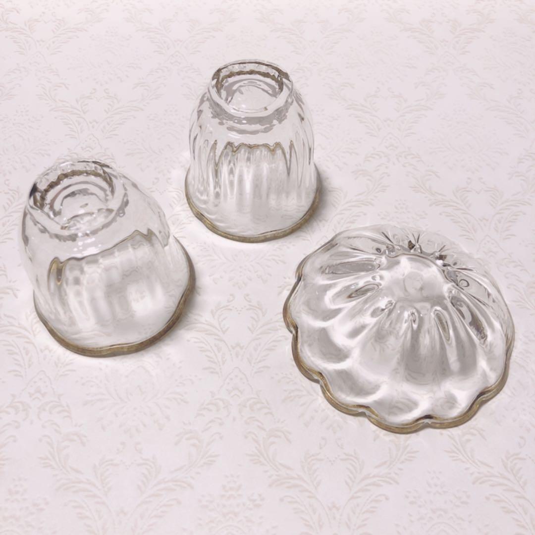 田井将博　繊細な輪花豆花鉢＆花茶杯∴3点セット　小鉢　コップ