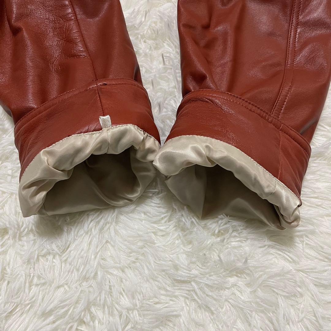 美品　バルマン　ラムレザー ジャケット　シングル　ライダース　キルティング