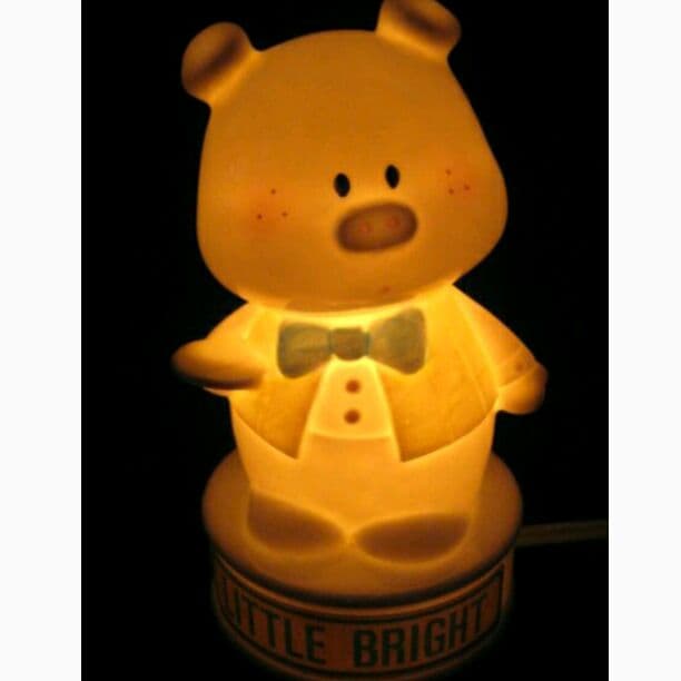 新品 内藤ルネ 陶器 ブタ 卓上 ナイト ランプ ぶた ライト 豚 照明