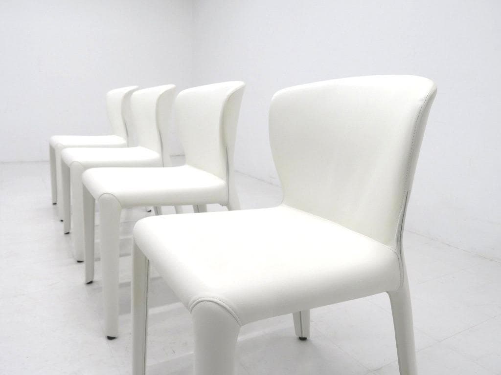 展示品　カッシーナ　総本革　レザー　オラチェア　4脚セット　モダン　高級