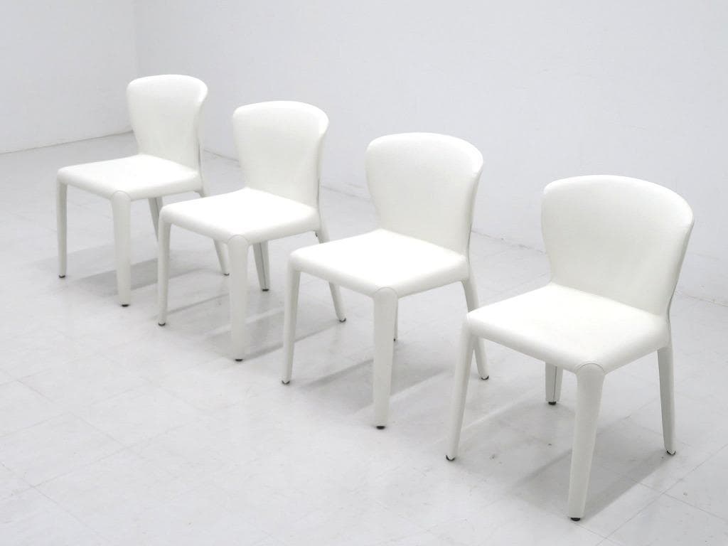 展示品　カッシーナ　総本革　レザー　オラチェア　4脚セット　モダン　高級