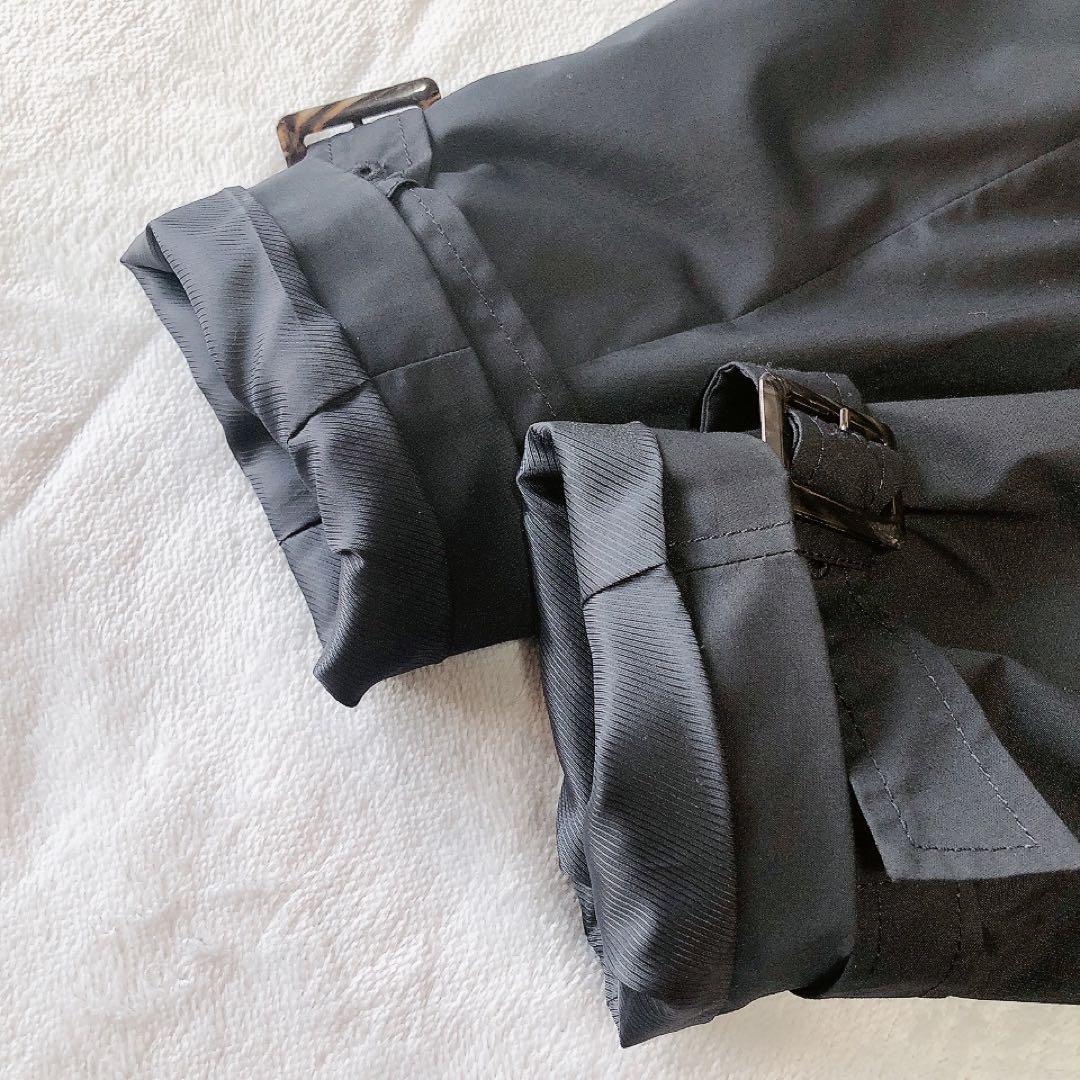 【極美品】ローズティアラ トレンチコート バックプリーツ ネイビー 42