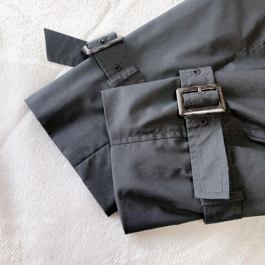 【極美品】ローズティアラ トレンチコート バックプリーツ ネイビー 42