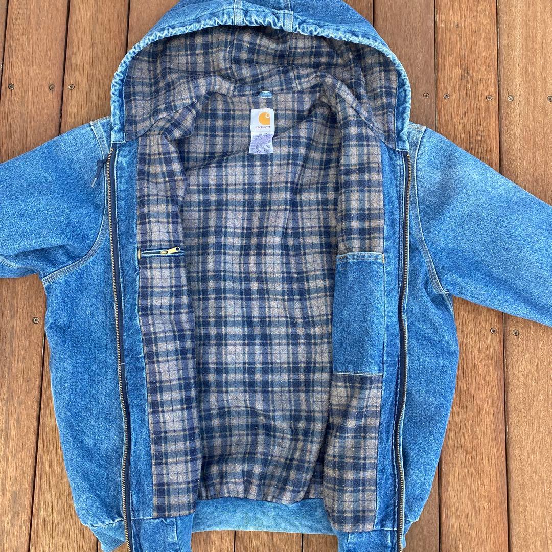 カーハートアクティブジャケット デニム00製