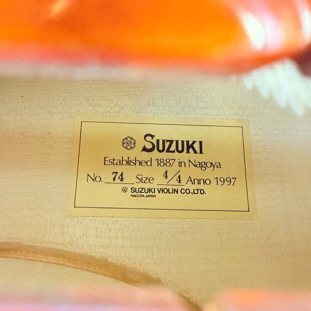 【調整品】SUZUKI No.74 4/4 チェロ 1997年製