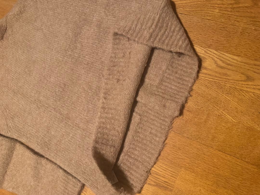 トップス AURALEE ALPACA WOOL KNIT BIG CARDIGAN