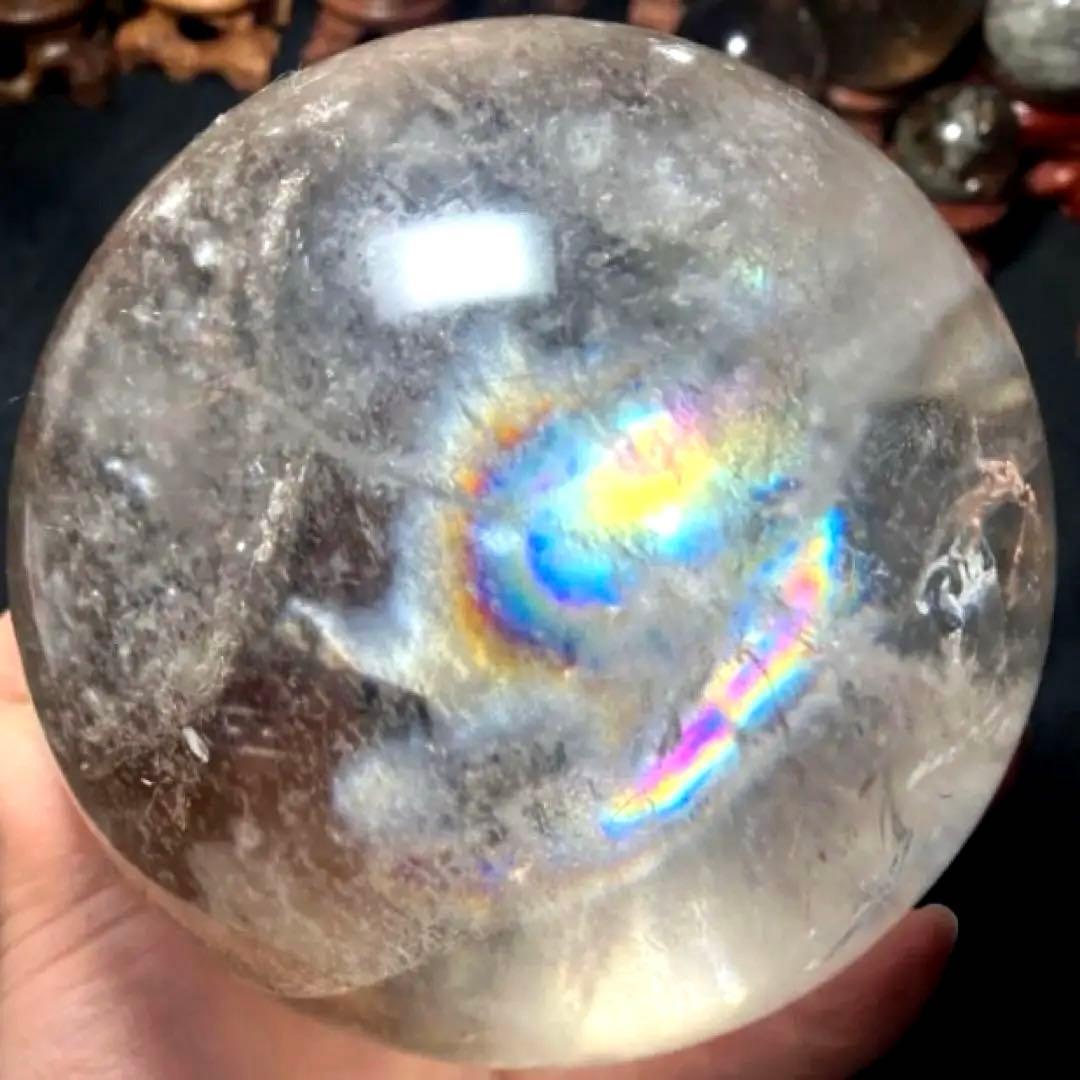 超超特大❣️120mm レインボーゴールドルチルクォーツ　金針水晶　パワーストーン