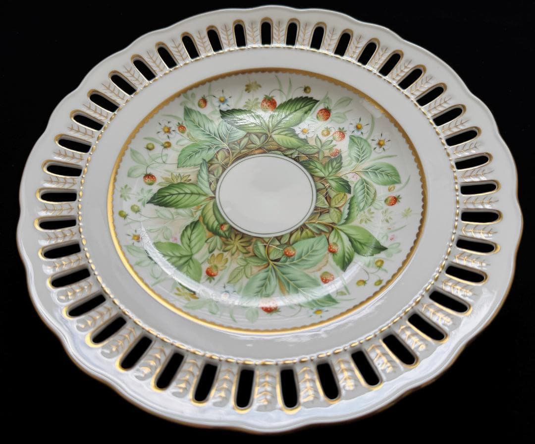 ヘレンド 森の精 24cm マスターぺインター作品 飾り皿6