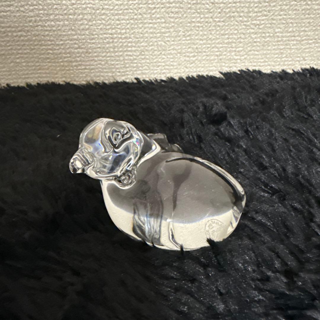 Baccarat バカラ 猫 置物 ねこ クリスタルガラス キャット