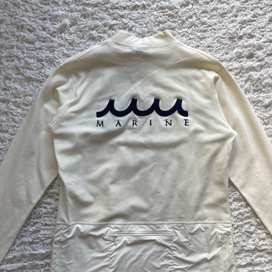 美品 mutaMARINE ムータマリン 裏起毛 モックネック 長袖シャツ 6