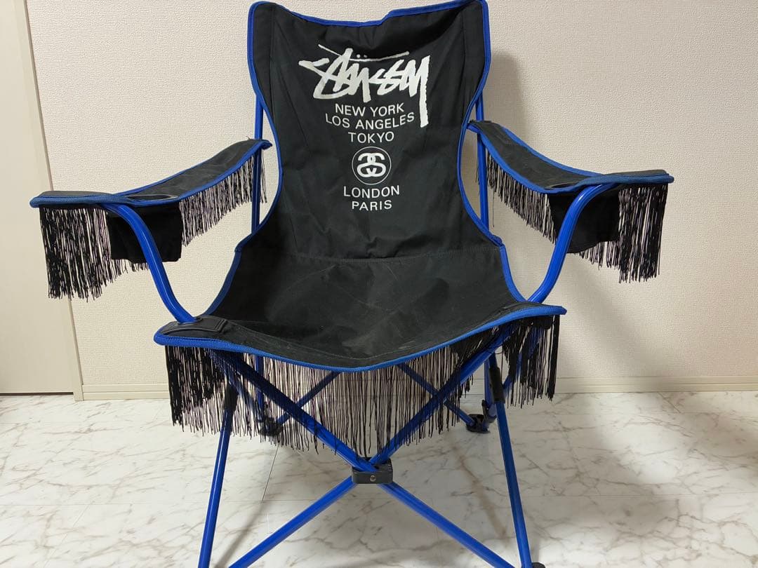 stussy × コールマン × タワレコ　トリプルネームチェア2脚セット