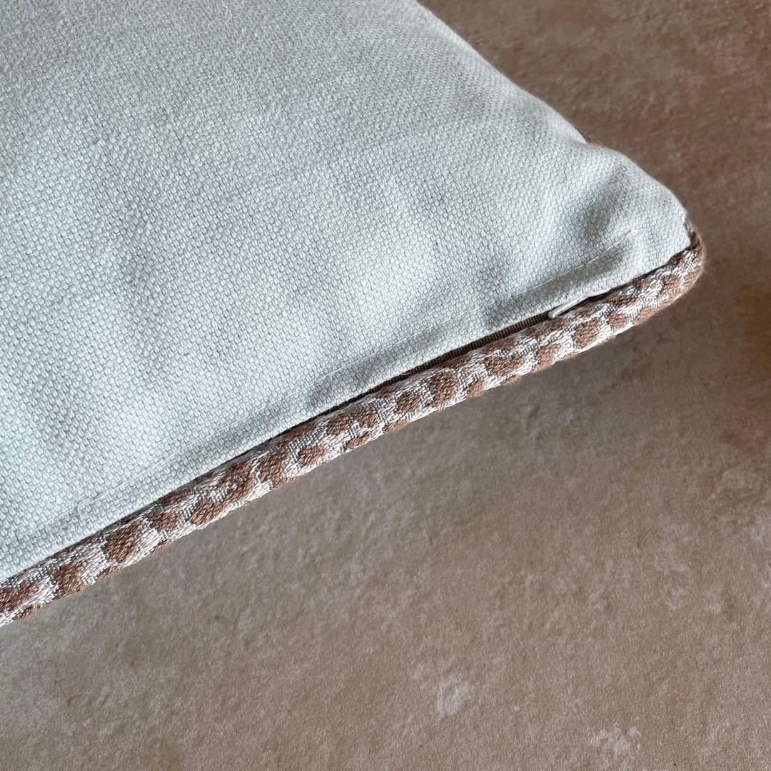 ブランドジュリエオリジナルクッション　ブルー