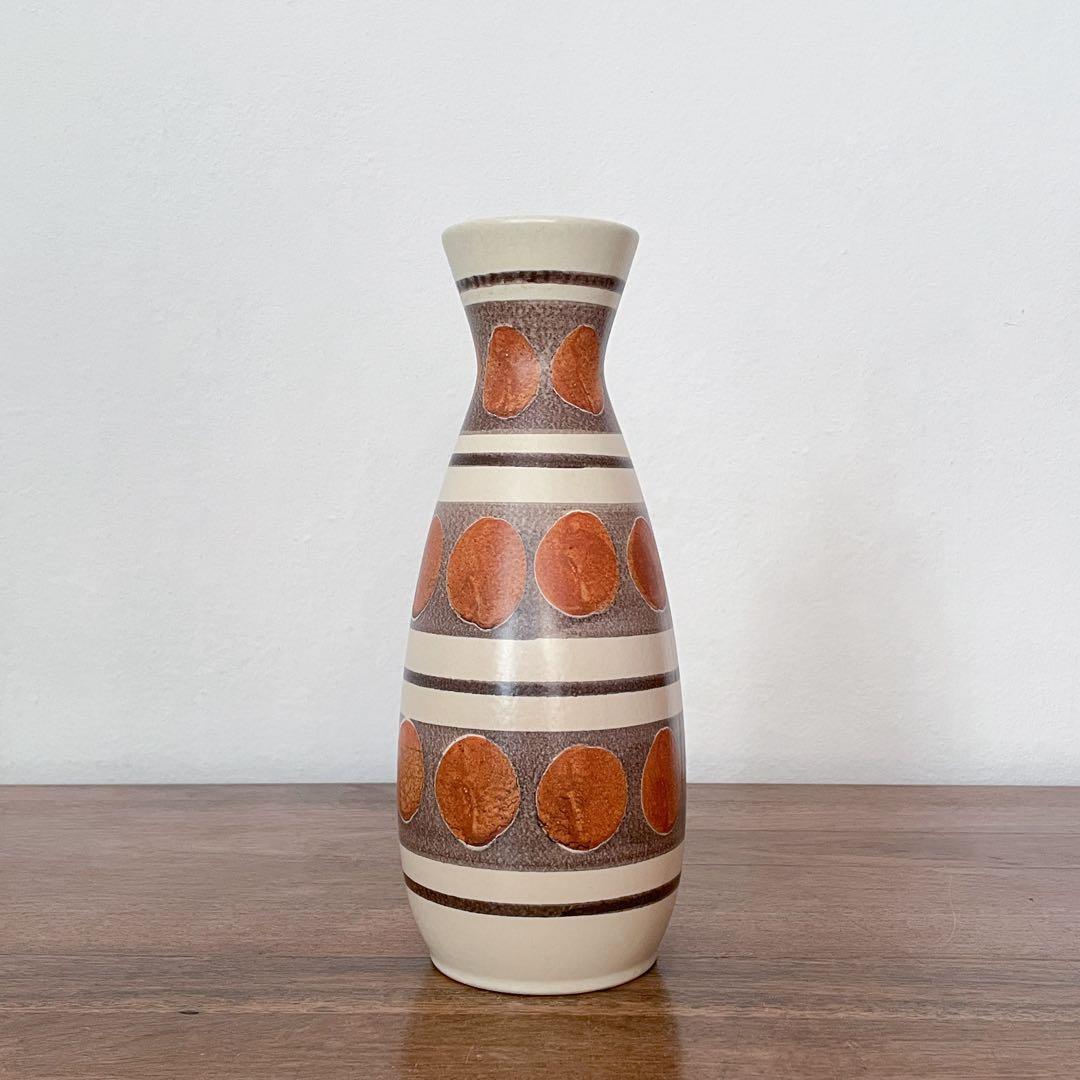 【東ドイツ Haldenslebenの花瓶】ミッドセンチュリー 293