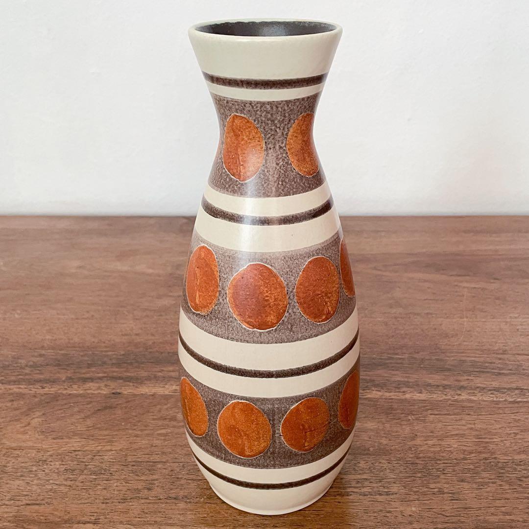 【東ドイツ Haldenslebenの花瓶】ミッドセンチュリー 293