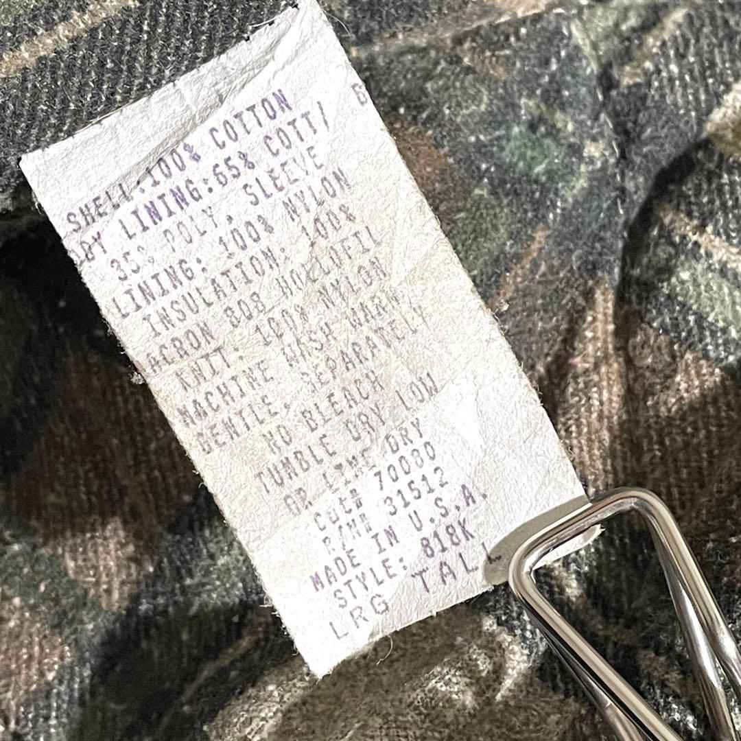 80s　USA製　サンタフェジャケット　ブラック　L　企業ロゴ　襟コーデュロイ