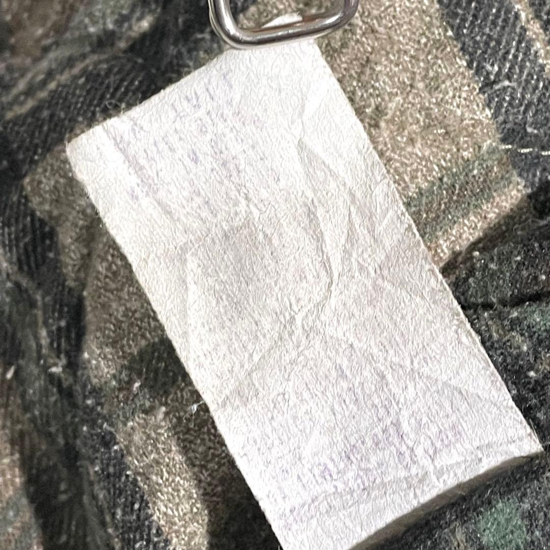 80s　USA製　サンタフェジャケット　ブラック　L　企業ロゴ　襟コーデュロイ