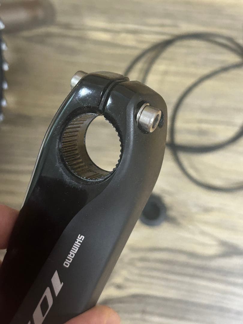 シマノ 105 7000 クランクセット165mm 50-34 左パワーメーター