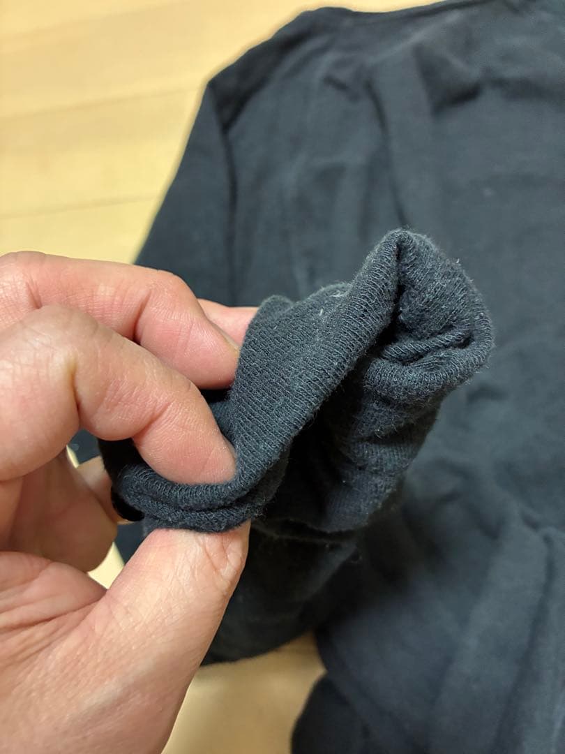 KAPITAL スマイルプリント 袖ボタン ブラック 日本製