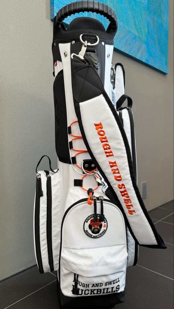 ROUGH AND SWELL GOLF BAG ホワイト