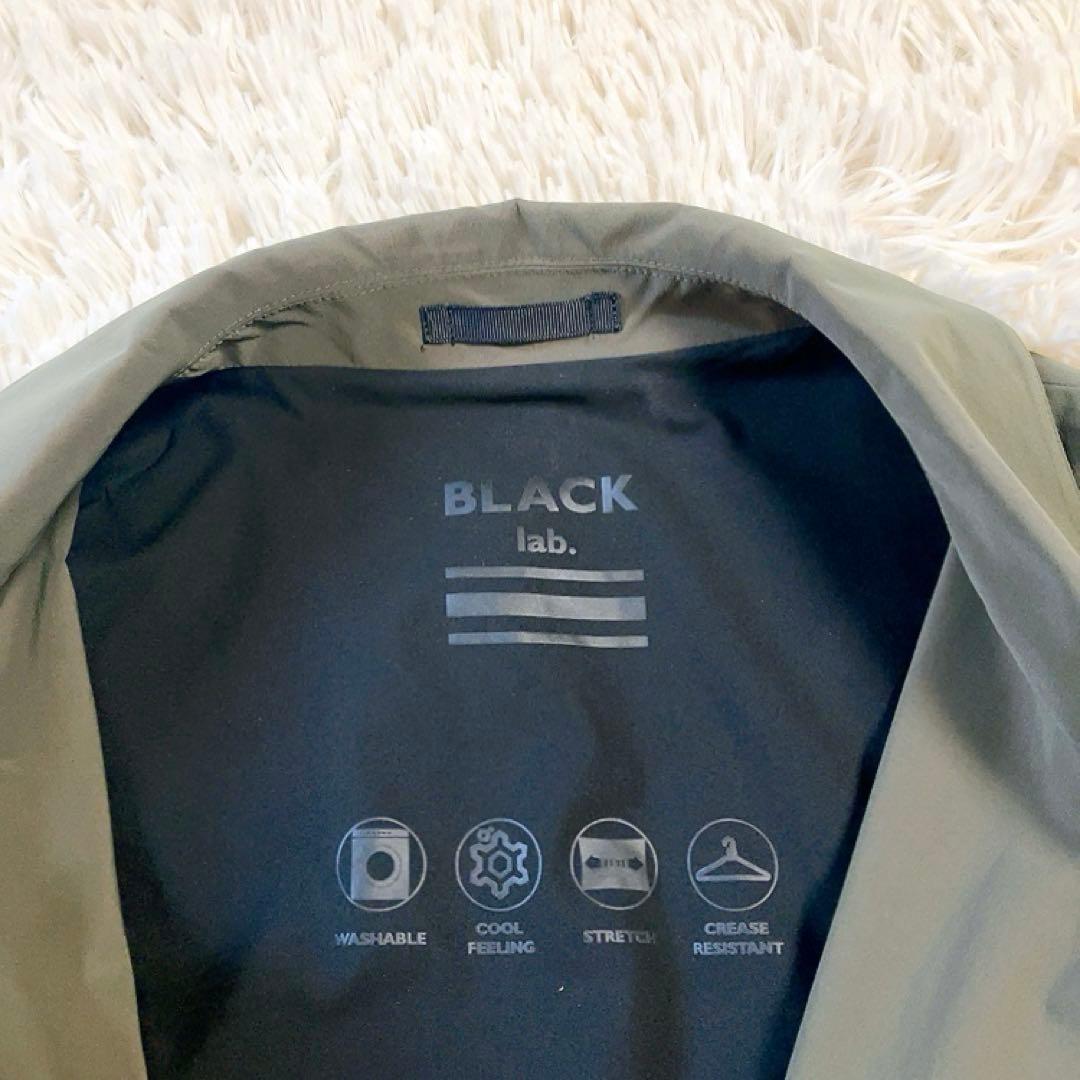 【美品・洗濯可】ブラックレーベルクレストブリッジ　ステンカラーコート　カーキXL