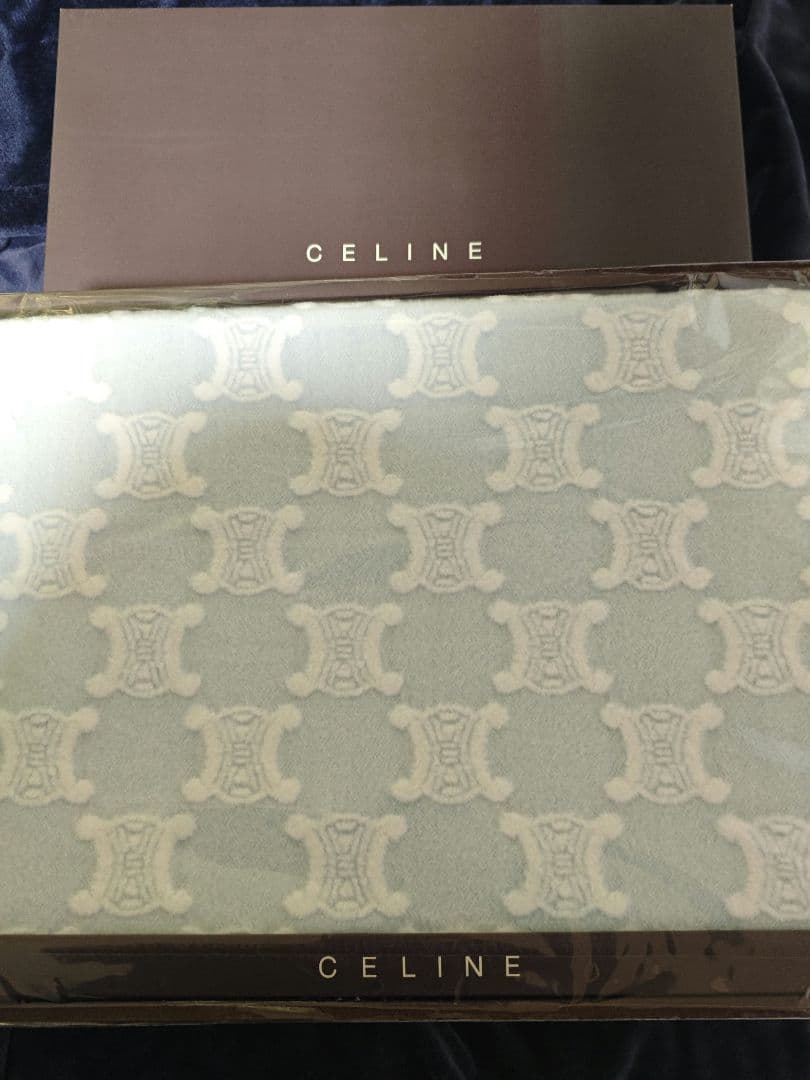 CELINE セリーヌ　ロゴ　毛布　綿毛布　新品未使用　即日発送
