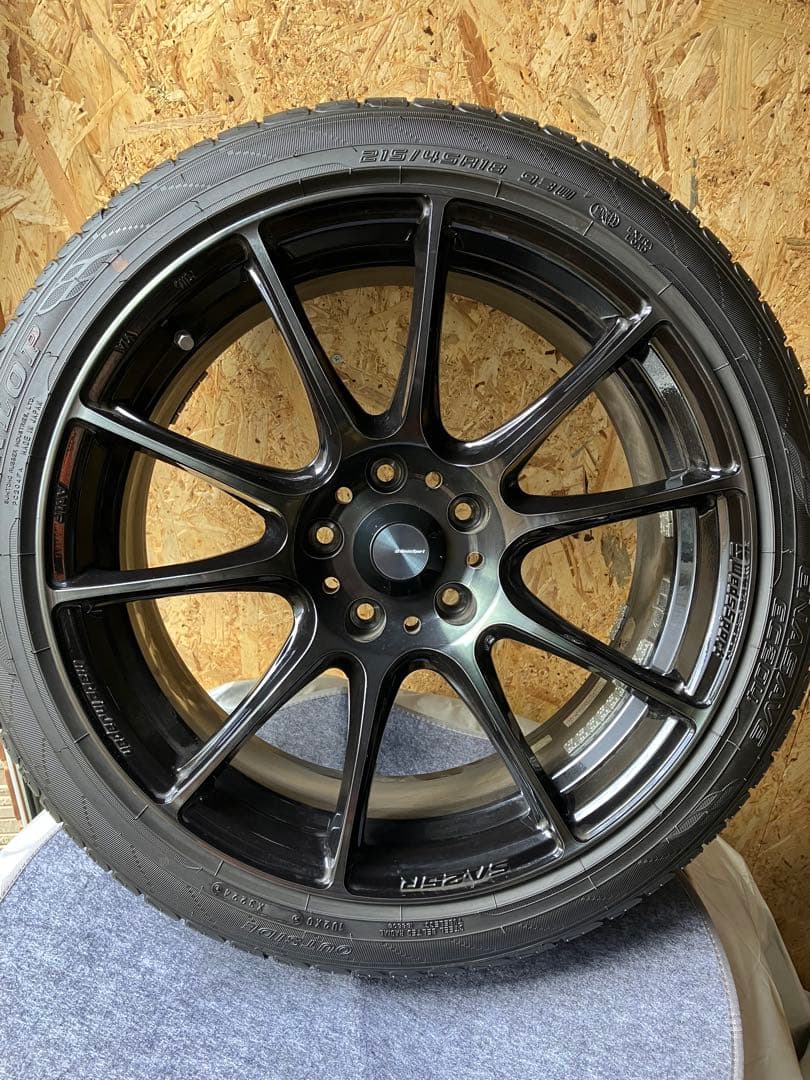 weds sport SA-25R 18インチ 7.5J 215/45R18