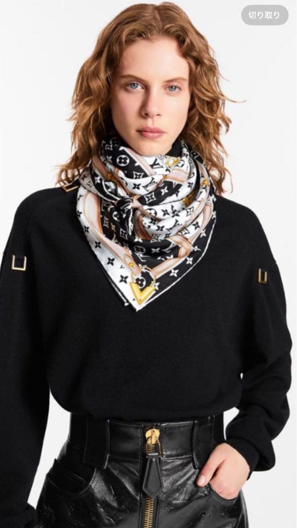 LOUIS VUITTON コンフィデンシャル　シルクスカーフ