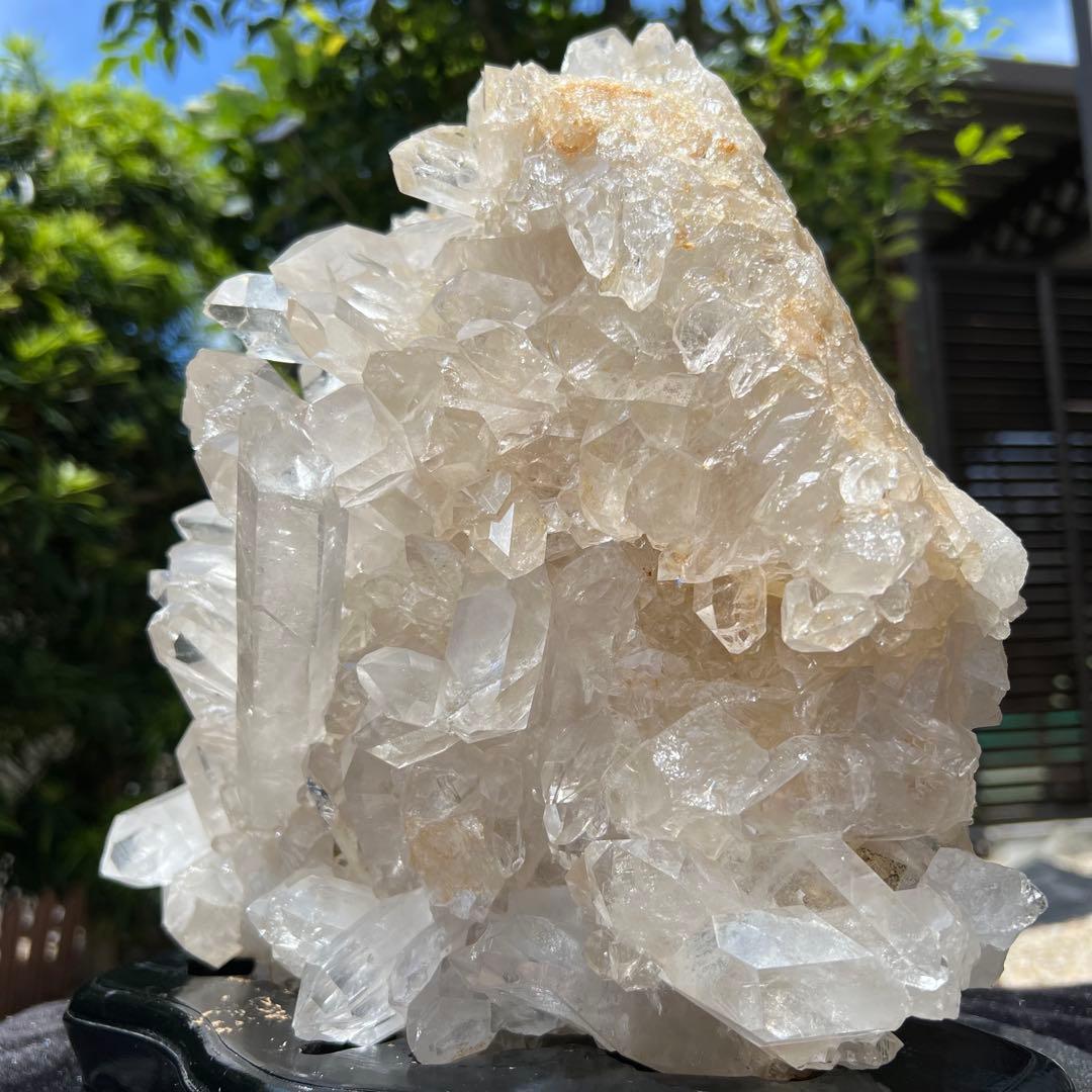 ☆超極大12.66kg！！☆超逸品☆存在際立つ美しい水晶群☆水晶クラスター 原石