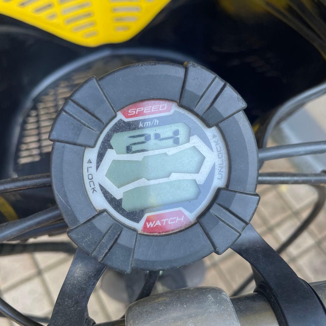 小学生3年生以上　キッズ用自転車 ブラックシルバー 6速ギア付　手渡希望