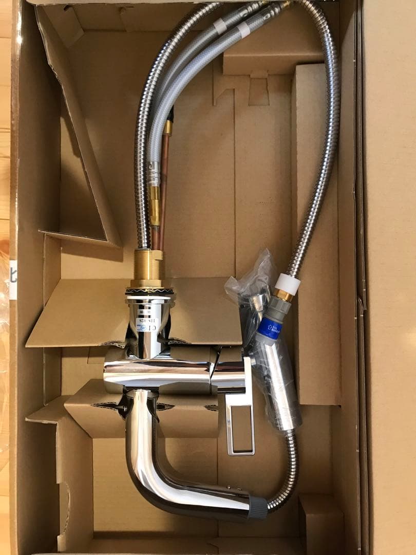 【新品未使用】カクダイ　シングルレバー引出し混合栓　118-028