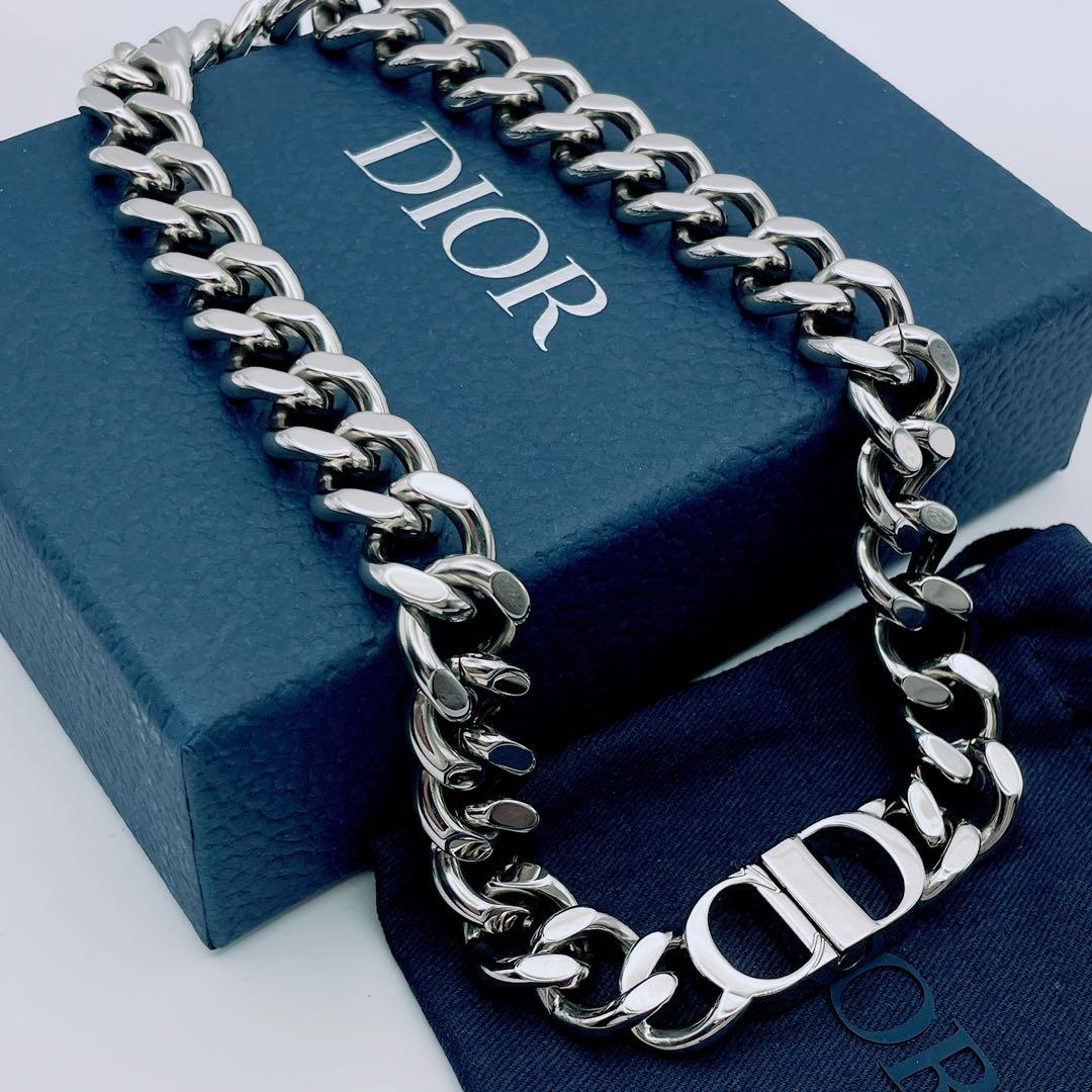 Christian Dior ネックレス 　アイコン　チェーンCD ロゴ　喜平