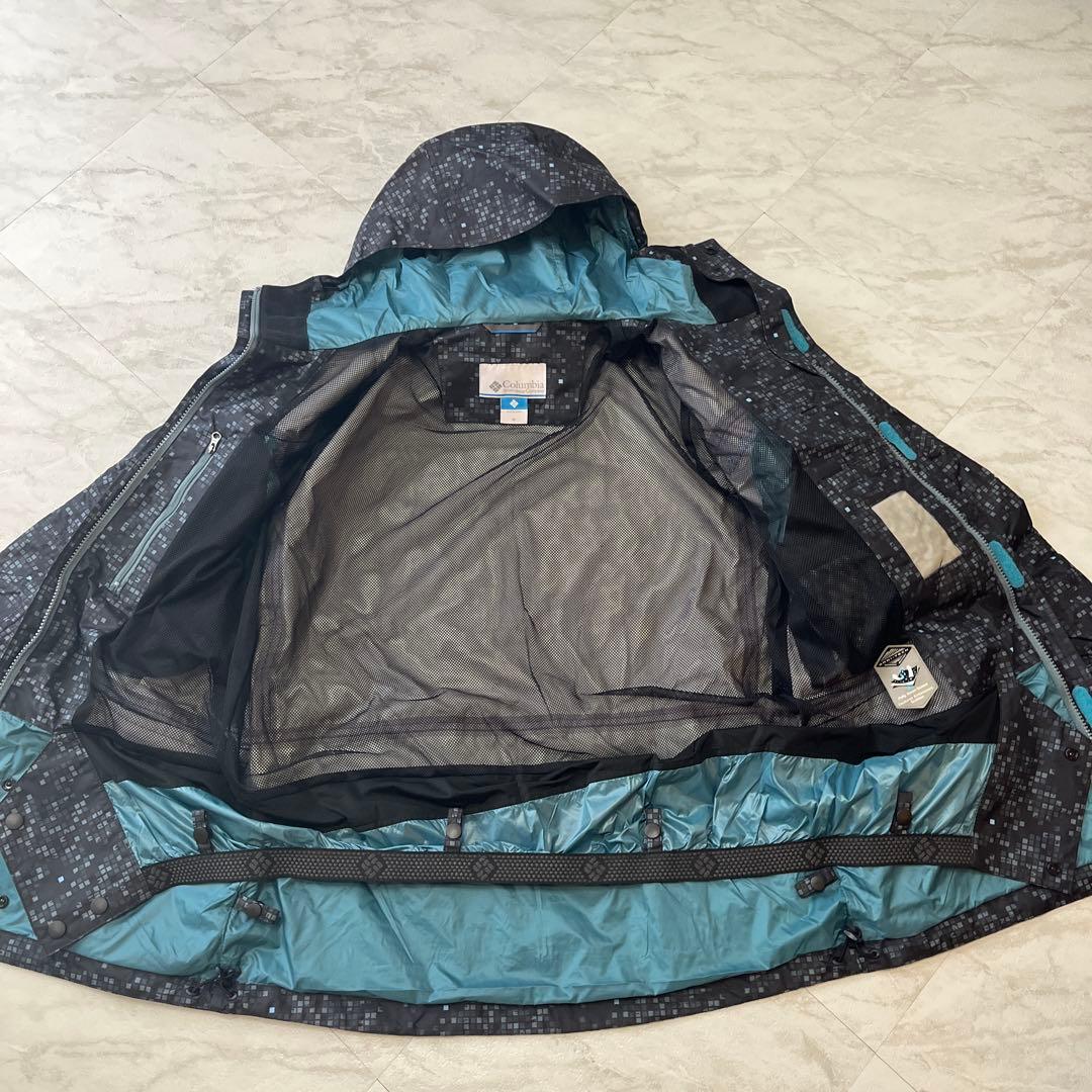 美品 Columbia スキー スノボ ウェア 上下セット　マルチカラー 黒