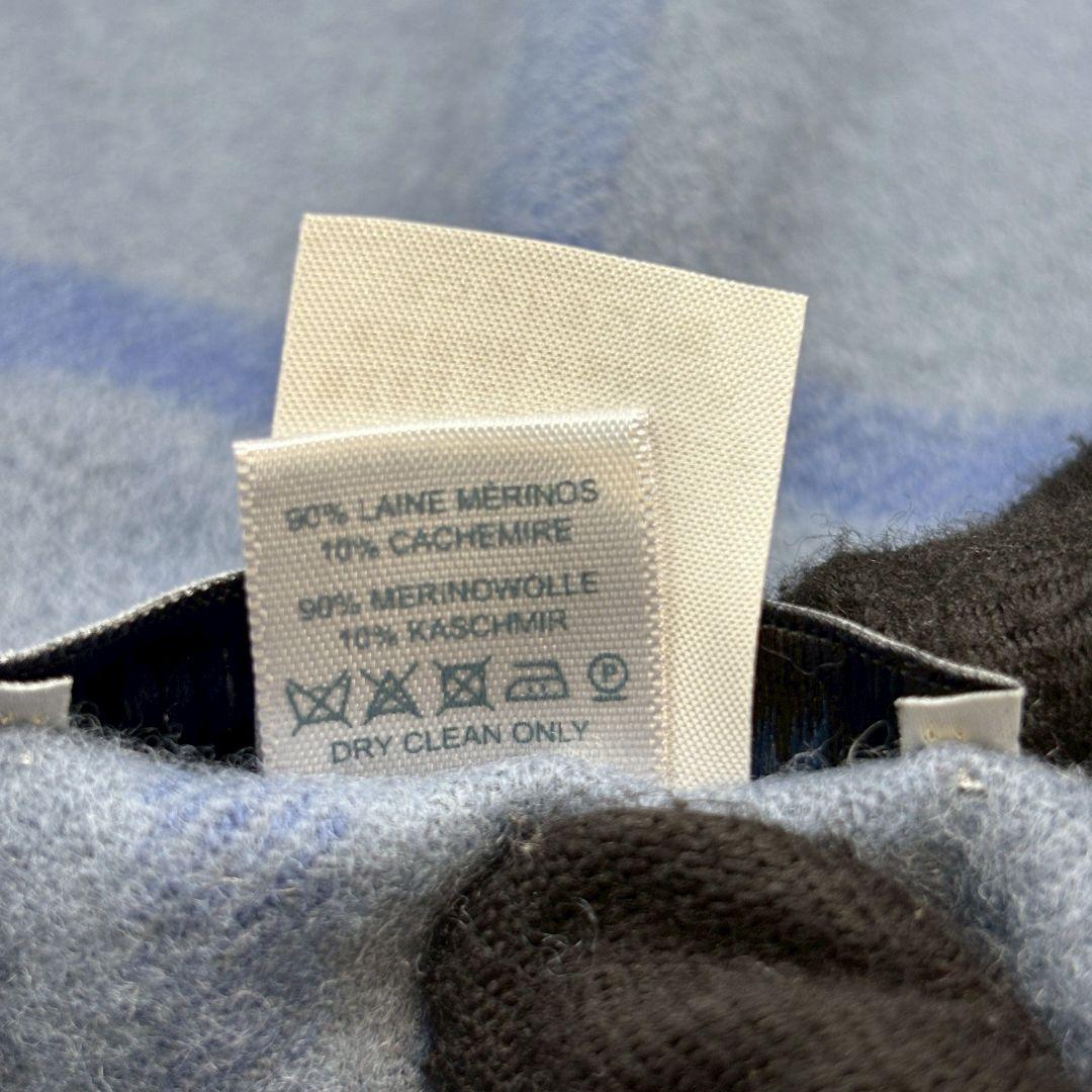 【美品】ジョンストンズ 大判ストール ユナイテッドアローズグリーンレーベル別注