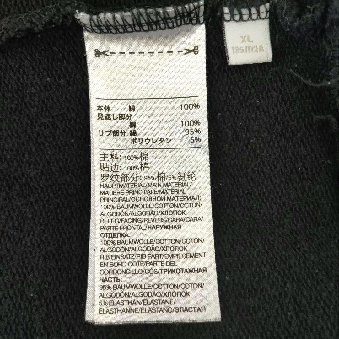 【ワイスリー】Y-3 ワンポイントロゴ スウェット パーカーXL 黒