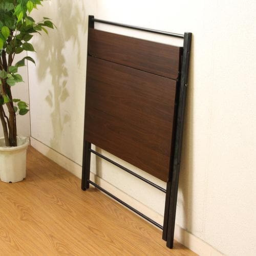 【新品・送料無料】【完成品】フォールディングワークデスク D.BR×BK